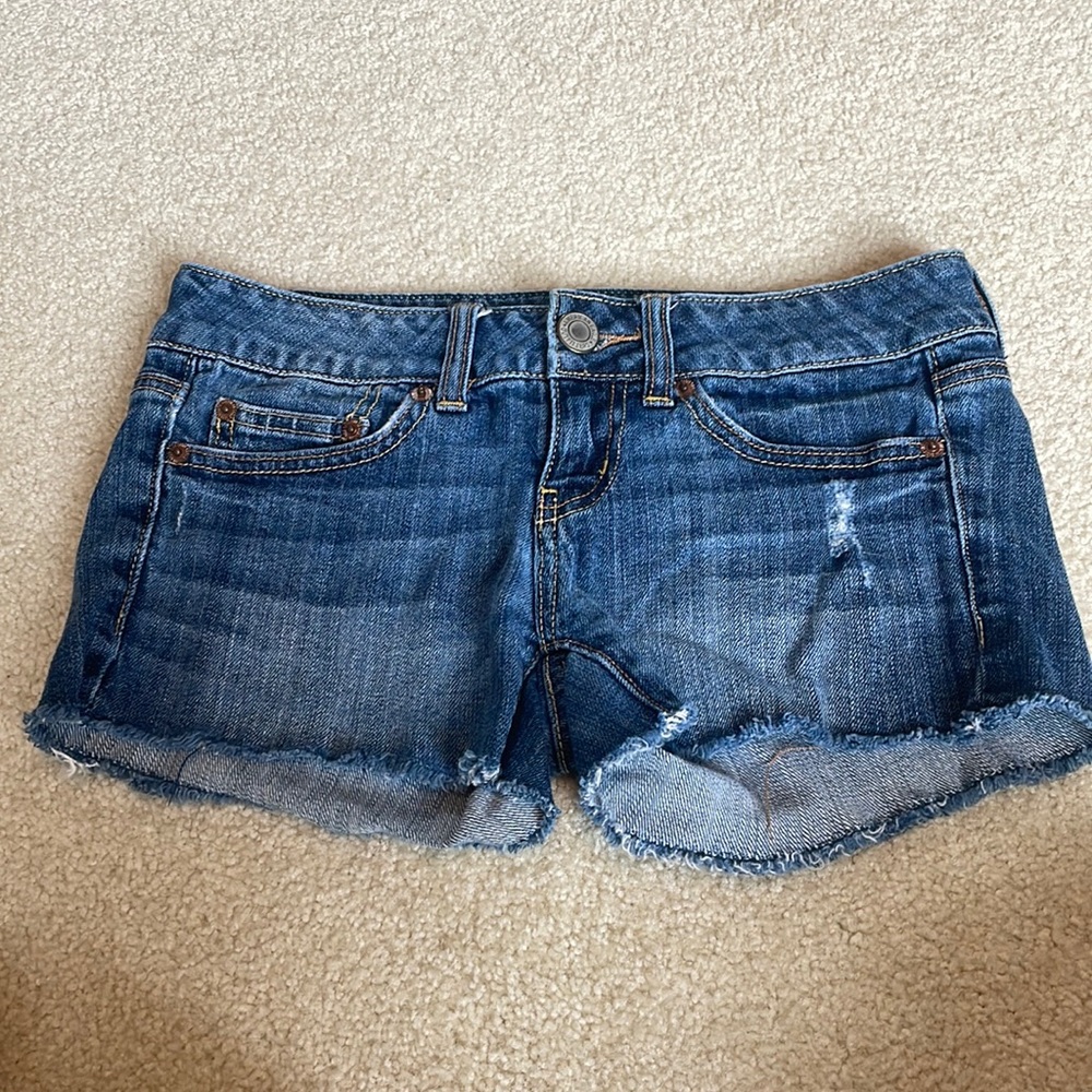 american eagle jean shorts